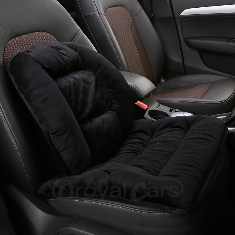 Funda universal para asiento de automóvil de un solo asiento, lisa y gruesa de lujo 