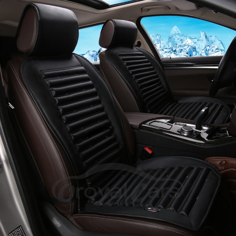 Business Patterns With Air Cooling System Single Heated Seat Cover