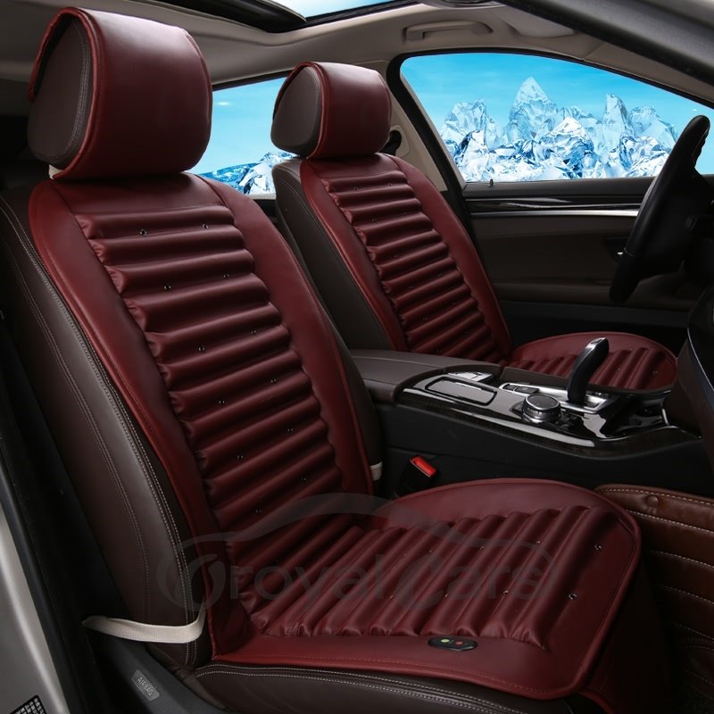 Business Patterns With Air Cooling System Single Heated Seat Cover