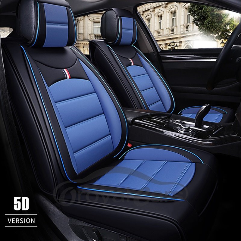Fashionable Style Polyester Leather Comfortable And Wearable Airbag Compatible Universal Fit Seat Cover