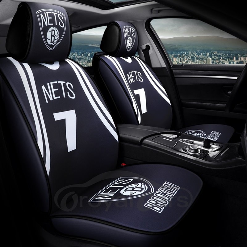 No Brothers No Basketball Sport Style NBA Stars Basketball Suit Pattern 5 Seats Universal Fit Seat Covers