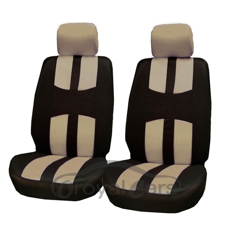 Comfortable Air Permeability Easily Installed,Easy To Demolition, Easy To Clean Bird Eye Cloth 2-Seats Car Seat Covers