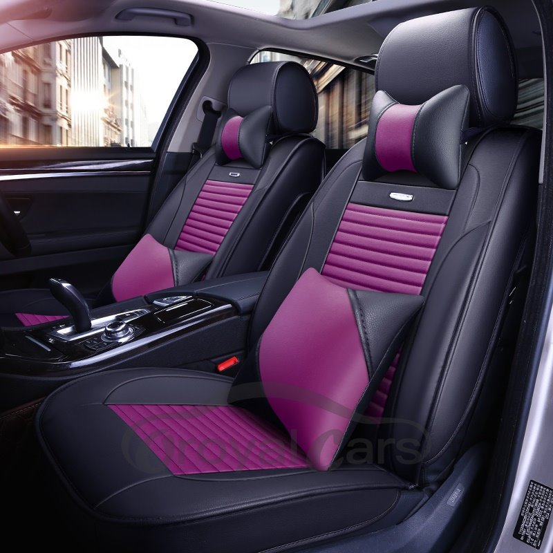 Pretty and Colorful Classic Business Style Universal Car Seat Covers