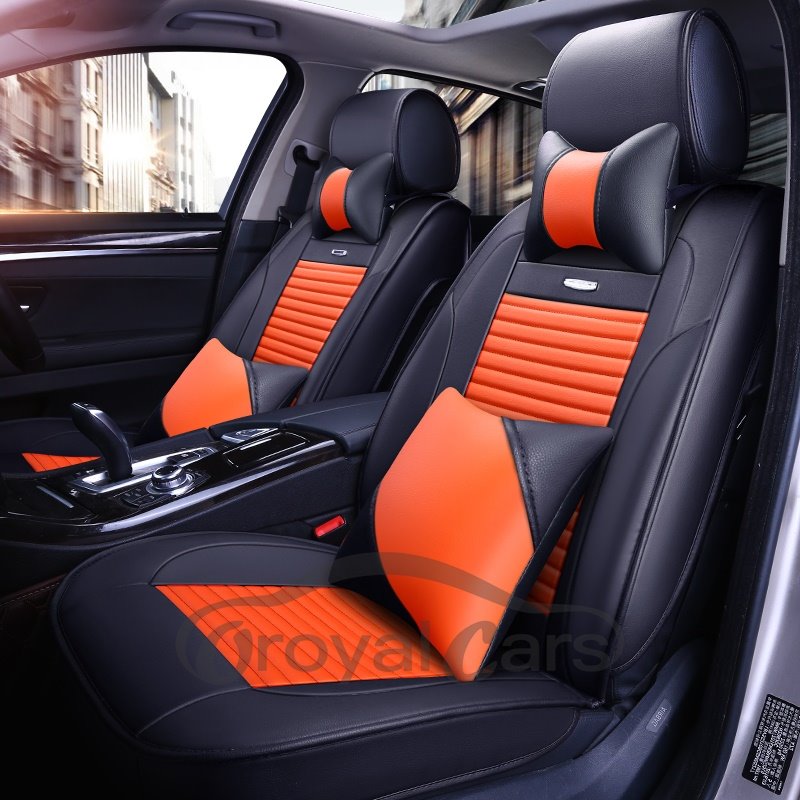 Pretty and Colorful Classic Business Style Universal Car Seat Covers